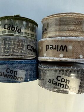 OFFRAY Decorative Ribbon Bundle - Neutral Accent Ribbons NWT